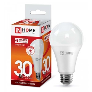 Лампа светодиодная LED-A70-VC 30Вт 230В E27 6500К 2850лм IN HOME 4690612024165