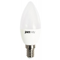 Лампа светодиодная PLED-LX 8Вт C37 свеча 5000К холод. бел. E14 JazzWay 5028500