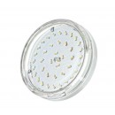 Лампа светодиодная PLED-ECO 6Вт таблетка прозрачная 3000К тепл. бел. GX53 510лм 230В JazzWay 2851970