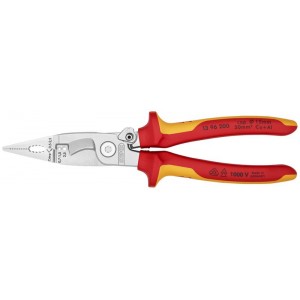 Клещи электромонтажные VDE 6-в-1 L-200мм Knipex KN-1396200