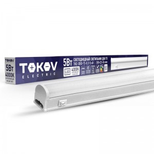 Светильник светодиодный ДБО Т5 5Вт 4К IP40 TOKOV ELECTRIC TKE-DBO-T5-0.3-5-4K