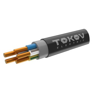 Кабель TOKOV ELECTRIC ВВГнг(А)-LS 5х1.5 ОК (N PE) 0.66кВ (м) ТХМ00407709