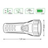 Фонарь ручной аккумуляторный GFL 1Вт 50лм IP3X аккум. Lead acid 250мА.ч GAUSS GF101