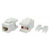 Вставка Keystone Jack RJ45 (8P8C) кат.6 180град. KJ8-8P8C-C6-180-WH бел. Hyperline 426189