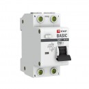 Выключатель автоматический дифференциального тока 1п+N C 50А 30мА тип AC 4.5кА АД-12 Basic EKF DA12-50-30-bas
