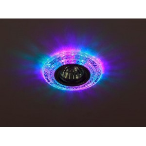 Светильник DK LD3 SL/RGB декор со светодиодной подсветкой (мультиколор) прозр. ЭРА Б0019205