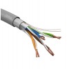 Кабель витая пара F/UTP кат.5E 4х2х24AWG solid CU PVC сер. (м) Эра Б0044688