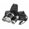 Фонарь аккумуляторный налобный GA-809 8Вт 3SMD CREE High Power Headlamp алюм. Эра Б0056111