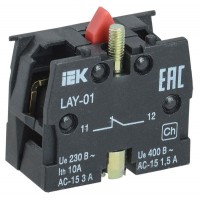 Блок контактный 1р для LAY5 IEK BDK11