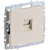 Розетка компьютерная СП RJ45 кат.5E BRITE РК10-БрКр механизм беж. IEK BR-K10-1-K10