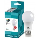 Лампа светодиодная Eco 15Вт A60 шар грушевидная 4000К нейтр. бел. E27 230В IEK LLE-A60-15-230-40-E27