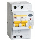 Выключатель автоматический дифференциального тока 2п C 40А 30мА тип A 4.5кА АД-12М IEK MAD12-2-040-C-030