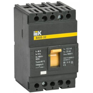 Выключатель автоматический 3п 40А 25кА ВА 88-32 IEK SVA10-3-0040