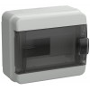 Корпус пластиковый КМПн-8 IP65 черн. прозр. дверь TEKFOR IEK TF5-KP72-N-08-65-K03-K02