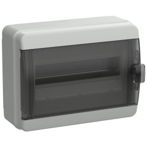 Корпус пластиковый КМПн-12 IP65 черн. прозр. дверь TEKFOR IEK TF5-KP72-N-12-65-K03-K02