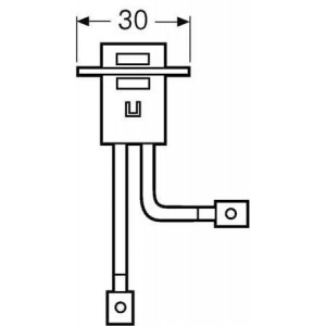 Лампа фотооптическая 64328 HLX-A 65W-15 PK30D OSRAM 4008321345592