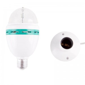 Лампа светодиодная "Диско" 6Вт 3LED RGB E27 230В IP20 с подставкой Neon-Night 601-251